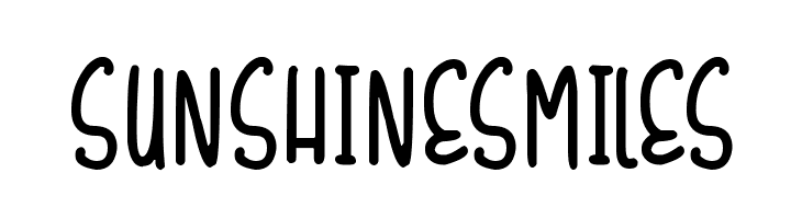 Sunshine Smiles  Frei Schriftart Herunterladen