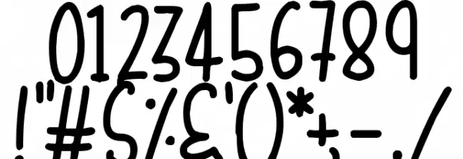 Sunshine Smiles Font OTHER CHARS