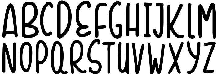 Sunshine Smiles Font LOWERCASE