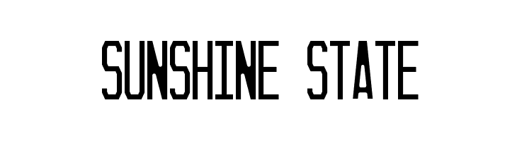 Sunshine State  免费字体下载