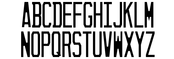 Sunshine State Font LOWERCASE