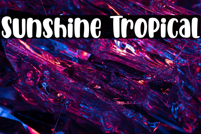 Sunshine Tropical Example 2