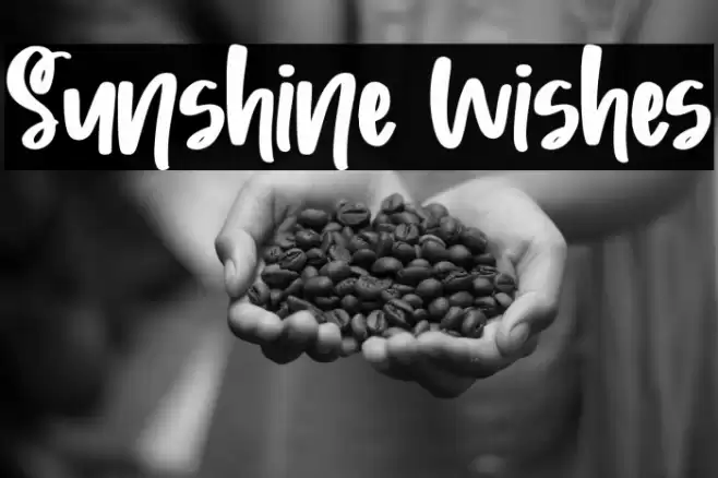 Sunshine Wishes Font examples