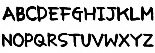 Sunshine normal Schriftart Groß