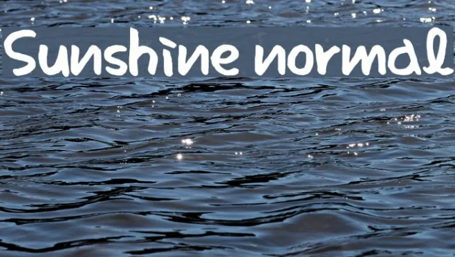 Sunshine normal Example 1