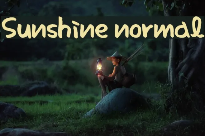 Sunshine normal Example 3