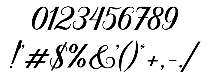 Sunshine Font OTHER CHARS