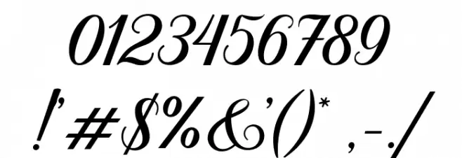 Sunshine Font OTHER CHARS