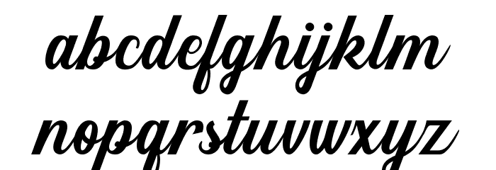 Sunshine フォント 小文字