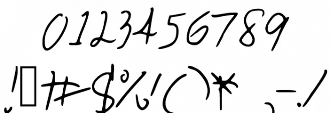 SunshineBlues Font OTHER CHARS