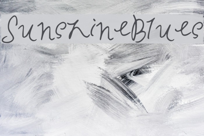 SunshineBlues Example 1