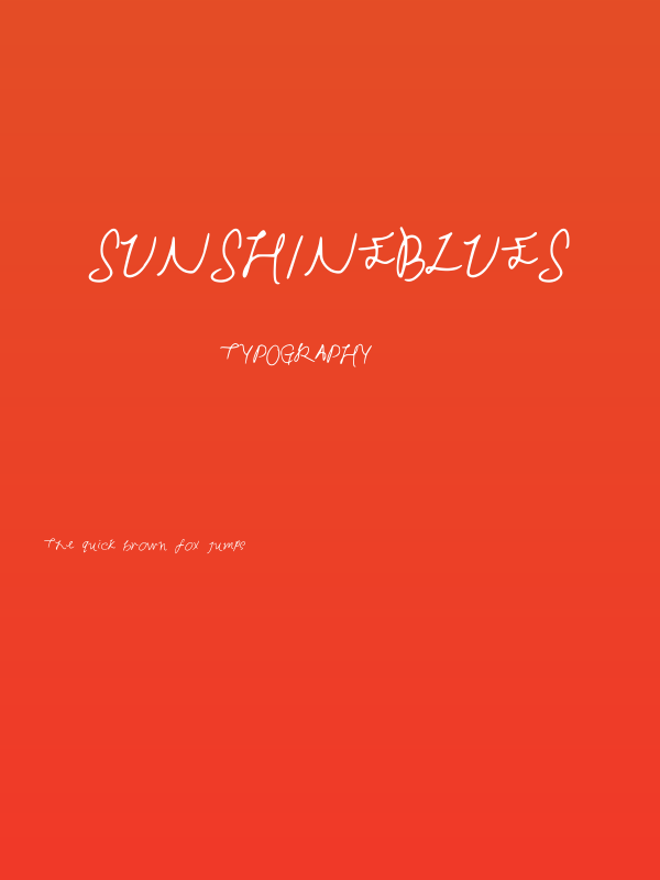 SunshineBlues Poster