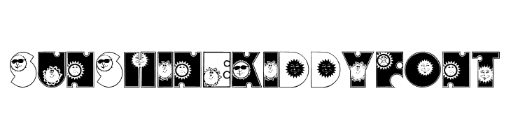 SunshineKiddyFont Fonte
