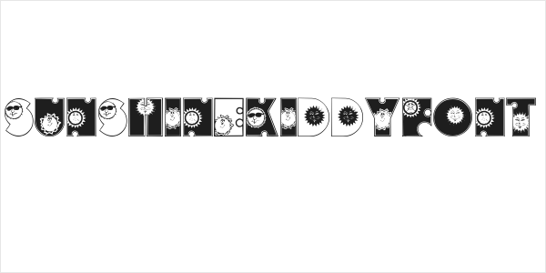 SunshineKiddyFont Logo