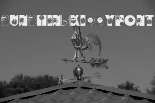 SunshineKiddyFont Font examples