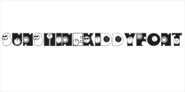 SunshineKiddyFont Logo