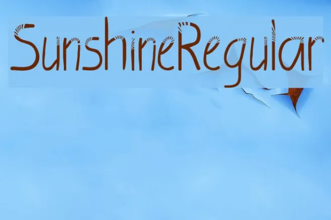 SunshineRegular Example 2