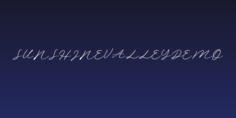 SunshineValleyDEMO Social Header