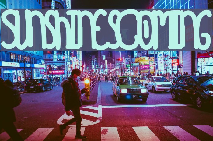 SunshinesComing Font examples