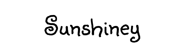 Sunshiney  नि: शुल्क फ़ॉन्ट्स डाउनलोड