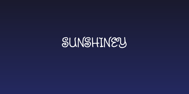 Sunshiney Social Header