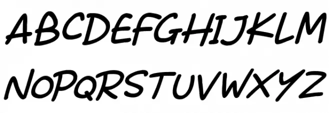 Sunshiny Italic Schriftart Groß