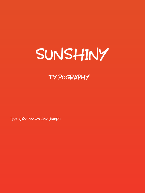 Sunshiny Poster
