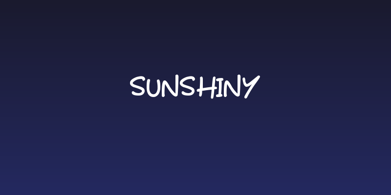 Sunshiny Social Header