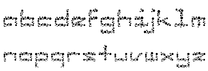Sunspots AOE Font LOWERCASE