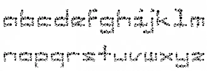 Sunspots AOE خط أحرف صغيرة