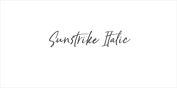 Sunstrike Italic Logo