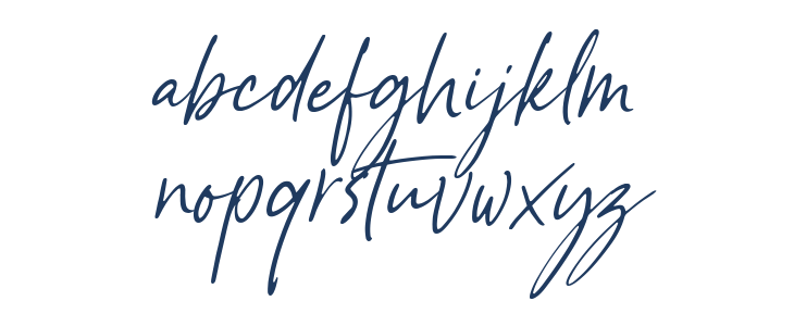 Sunstrike Italic Lowercase