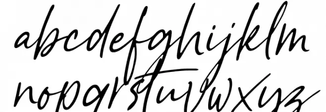 Sunstrike Italic Caratteri MINUSCOLO