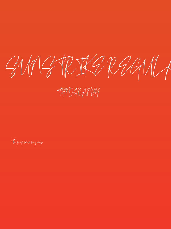 Sunstrike Regular Poster