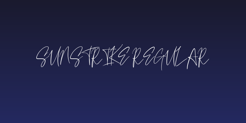 Sunstrike Regular Social Header