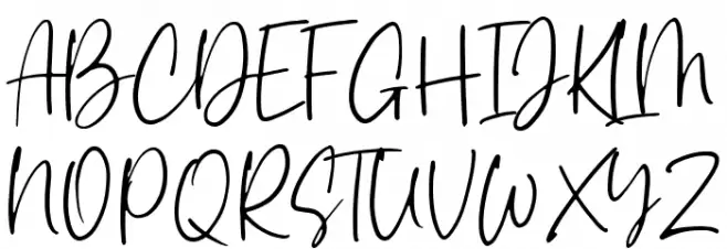 Sunstrike Font UPPERCASE