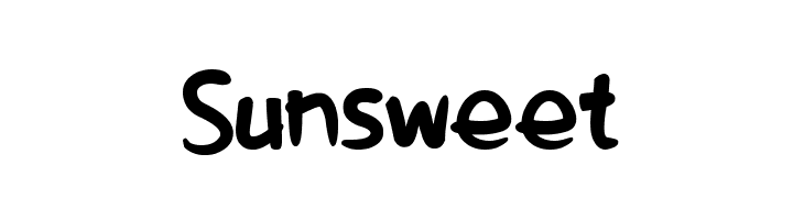 Sunsweet  Frei Schriftart Herunterladen