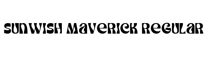 Sunwish Maverick Regular  フリーフォントのダウンロード
