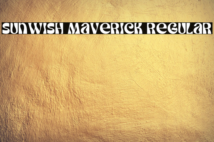 Sunwish Maverick Regular Example 3