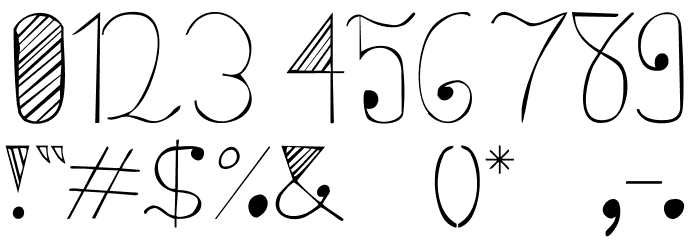 Sunyi Normal Font OTHER CHARS