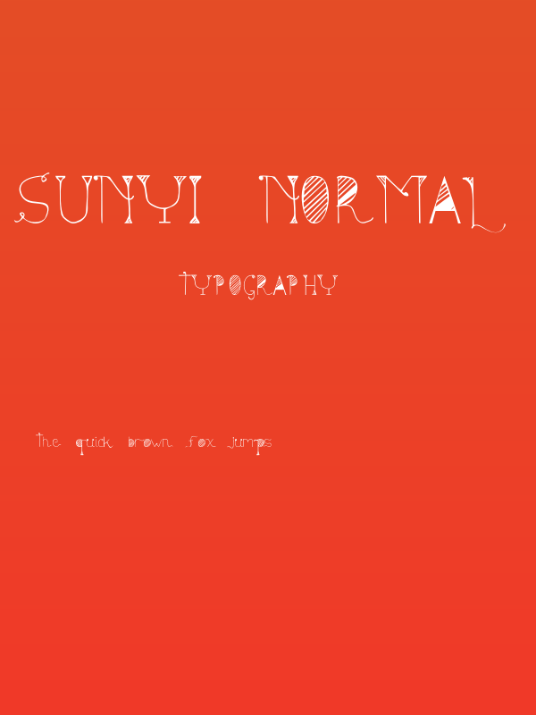 Sunyi Normal Poster