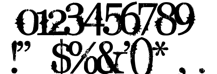 Supafly 36 Font OTHER CHARS