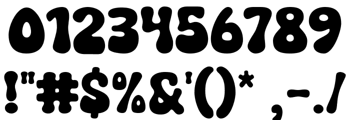 Super Arena Font OTHER CHARS