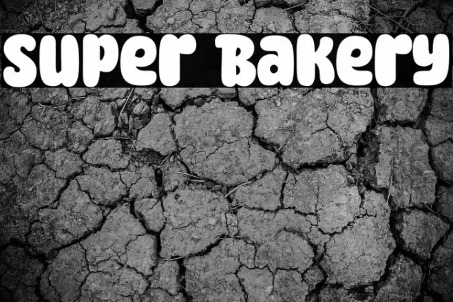 Super Bakery Font examples