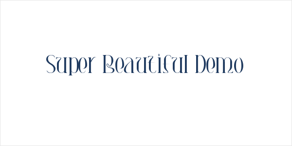 Super Beautiful Demo Logo