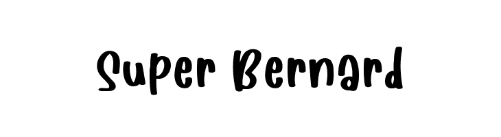 Super Bernard  Descarca Fonturi Gratis