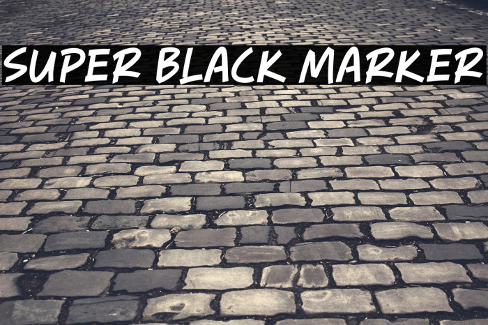 Super Black Marker Example 2