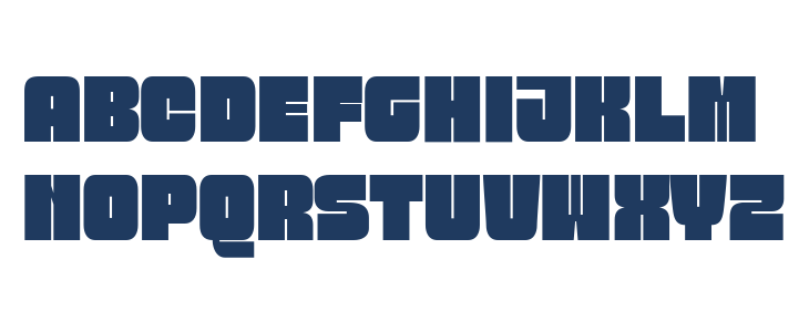 Super Blocky Regular Uppercase