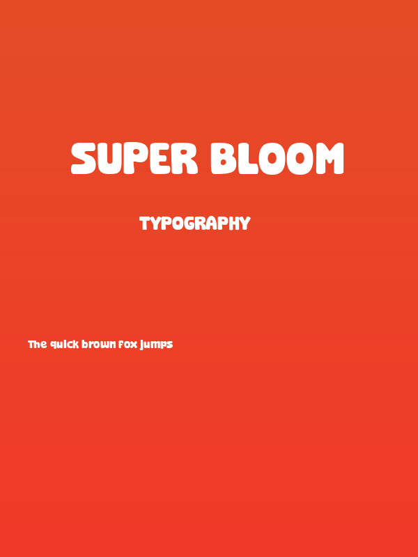 Super Bloom Poster