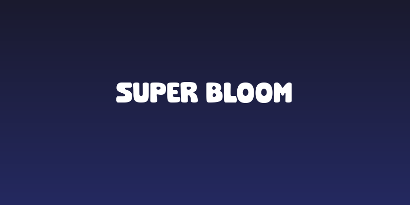 Super Bloom Social Header
